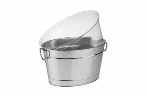 Flaschenkühler "Wanne" - Metall verzinkt