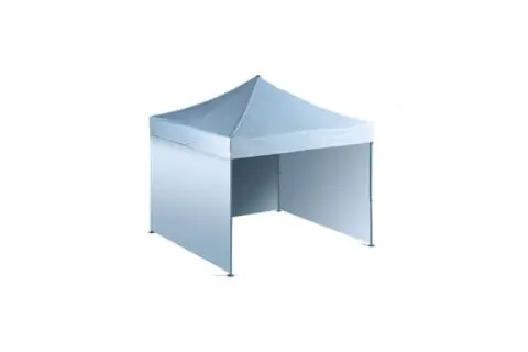 Seitenwand 3 m weiß Easy-Up Faltzelt