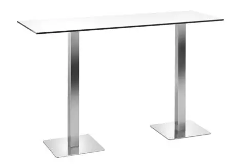 Stehtisch Boston 1,80m weiß outdoor