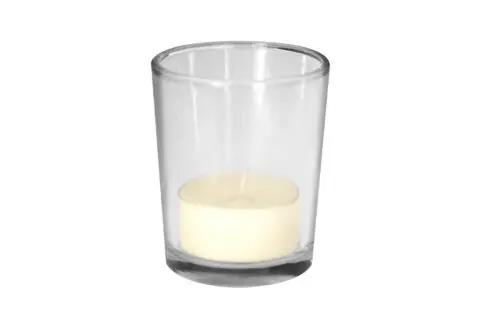 Teelichthalter Glas