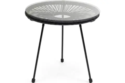 Acapulco Beistelltisch schwarz