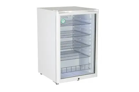 Kühlschrank 130l weiß mit Glastür